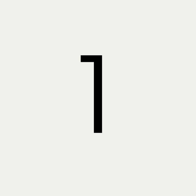 Letterbox Numbers - 50mm Height