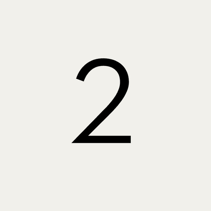 Letterbox Numbers - 50mm Height