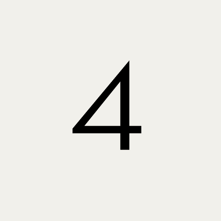 Letterbox Numbers - 50mm Height