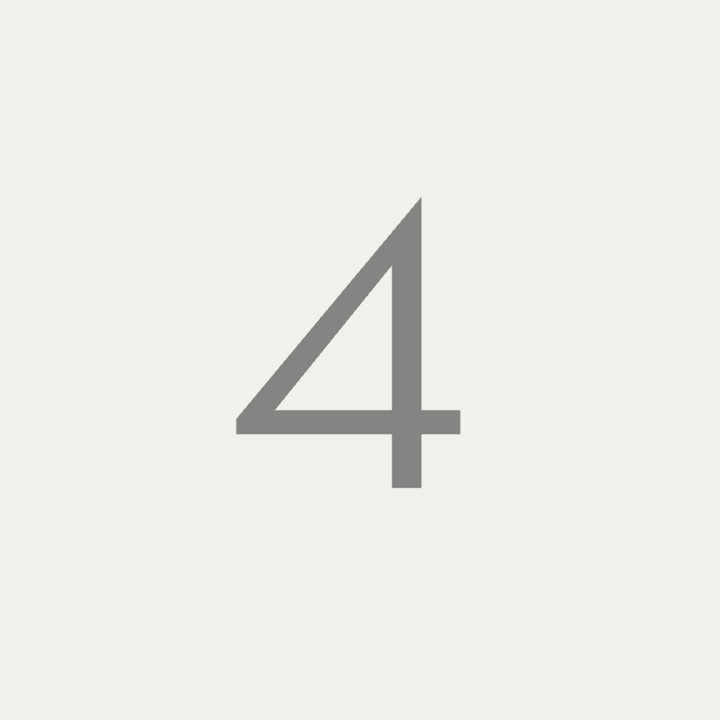 Letterbox Numbers - 50mm Height