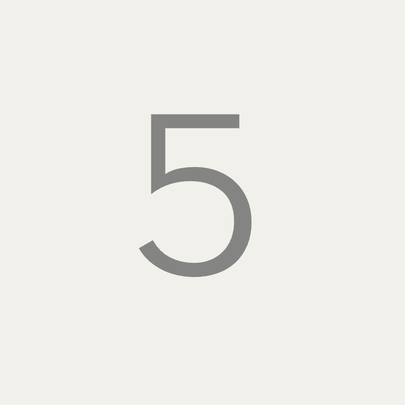 Letterbox Numbers - 50mm Height