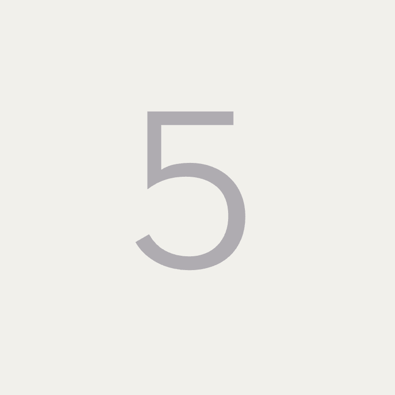 Letterbox Numbers - 50mm Height