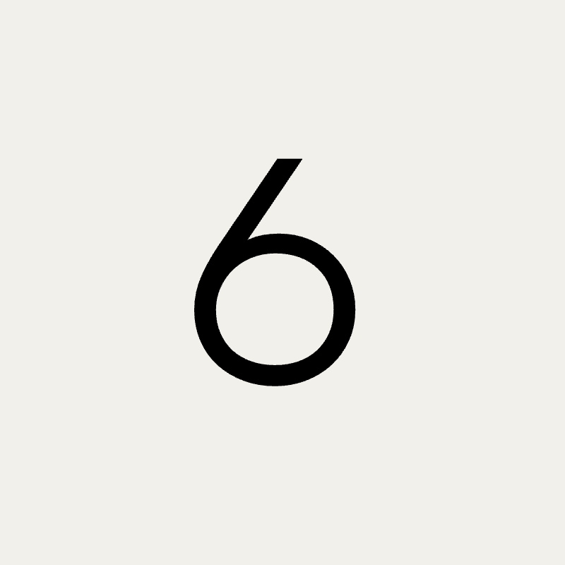Letterbox Numbers - 50mm Height