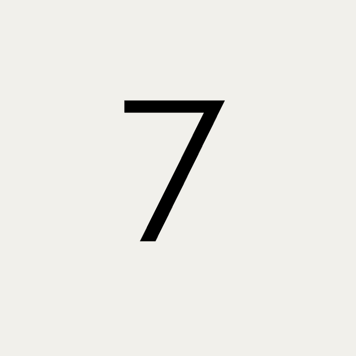 Letterbox Numbers - 50mm Height