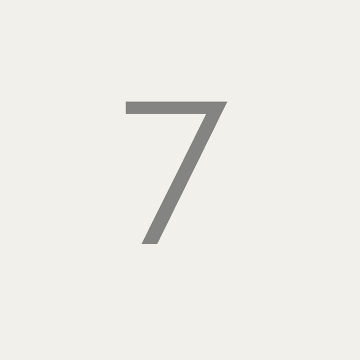 Letterbox Numbers - 50mm Height