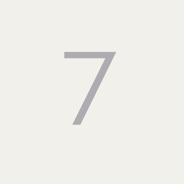Letterbox Numbers - 50mm Height