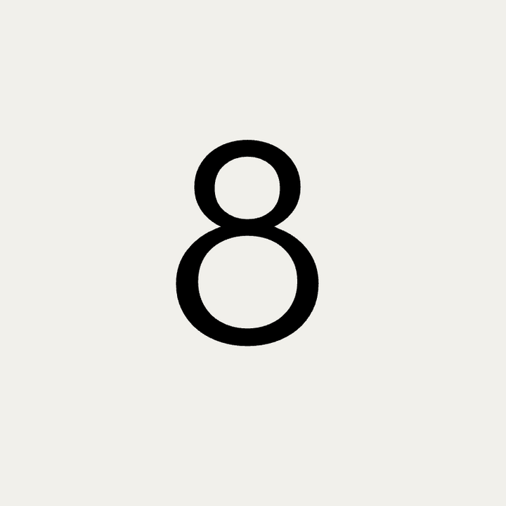 Letterbox Numbers - 50mm Height