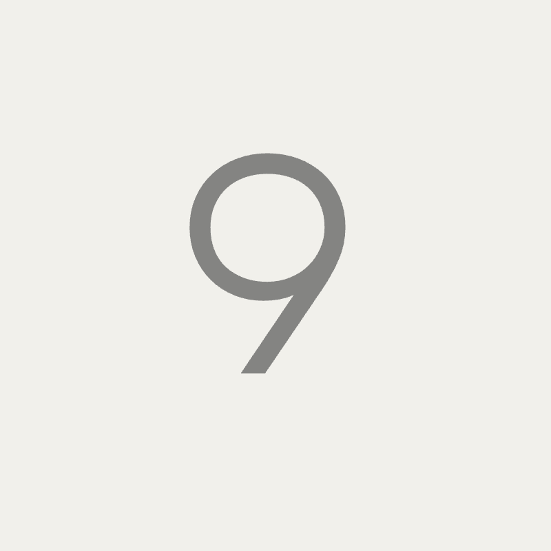Letterbox Numbers - 50mm Height