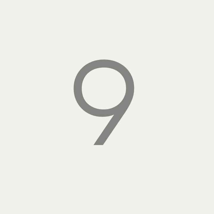 Letterbox Numbers - 50mm Height