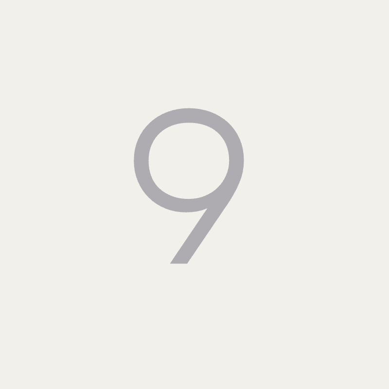 Letterbox Numbers - 50mm Height
