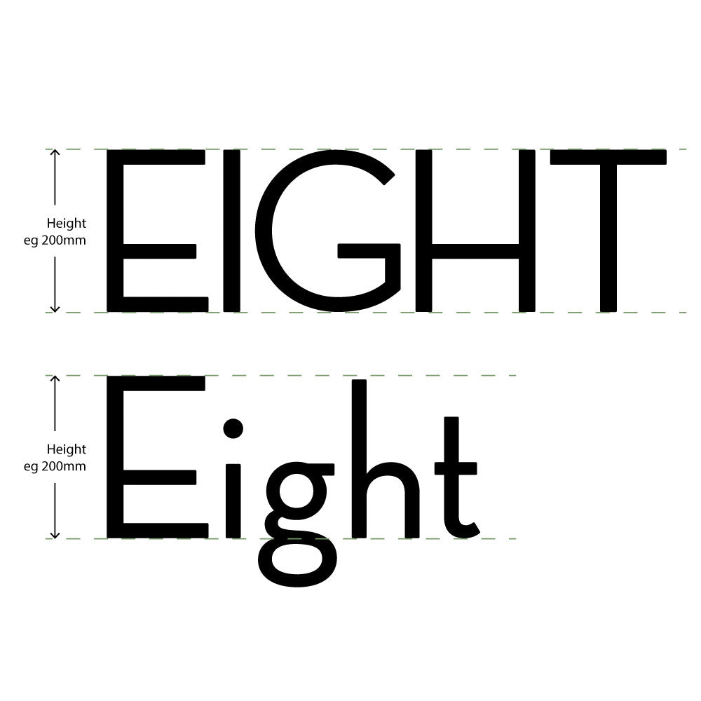 house-letter-height