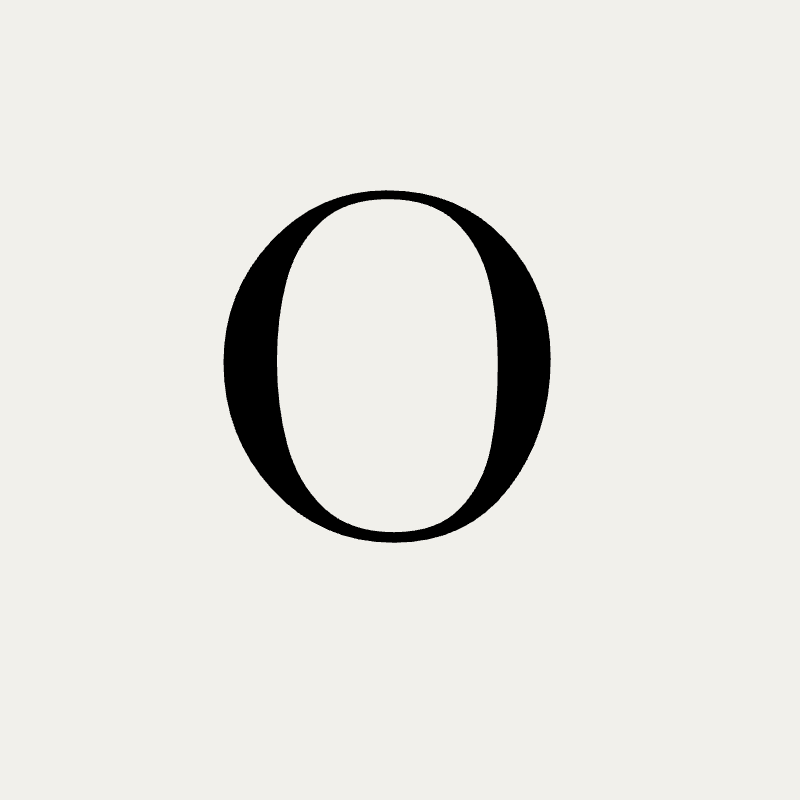Uppsala font, 200mm height, Matt Black powder coat, "0" - Clearance