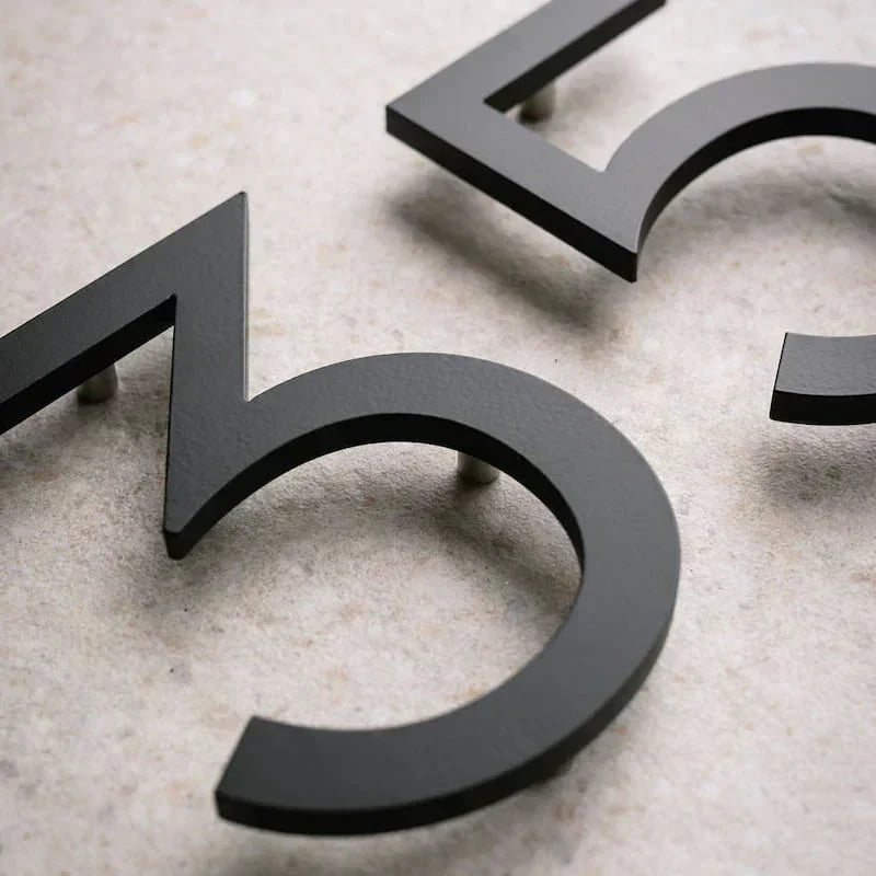 floating mount house number