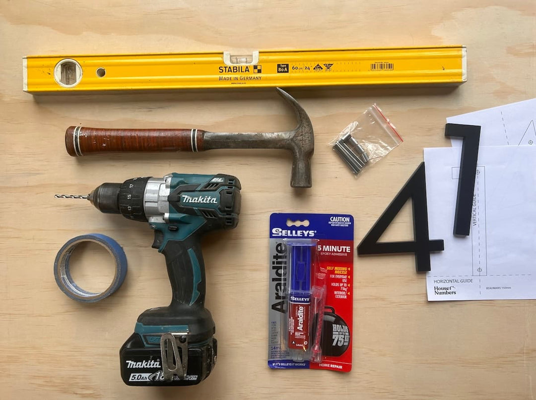 3 Methods for Installing House Numbers and Letters