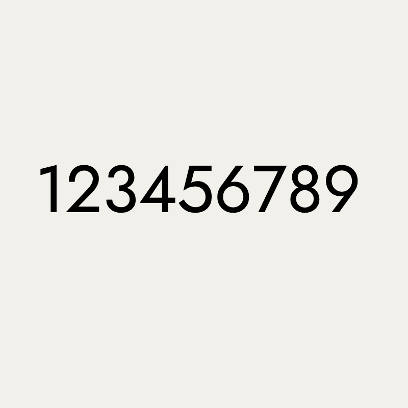 Ready-to-Ship Numbers
