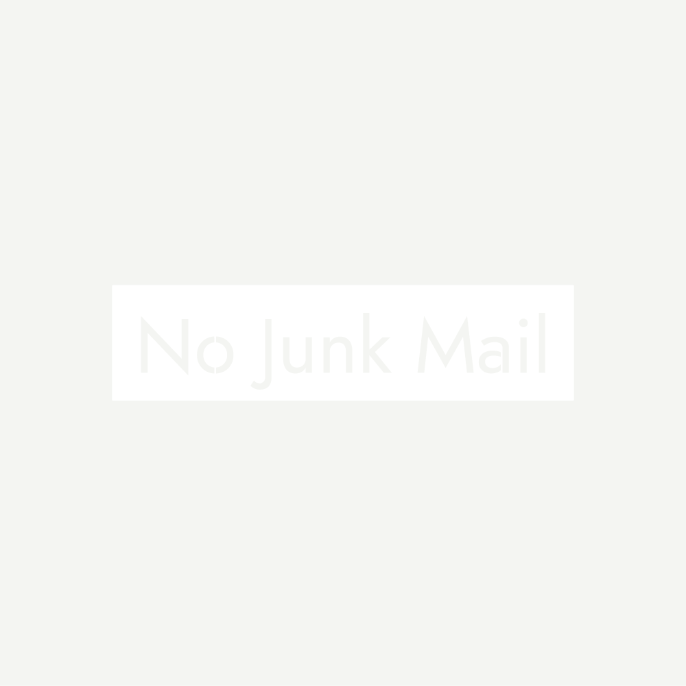 No Junk Mail Sign