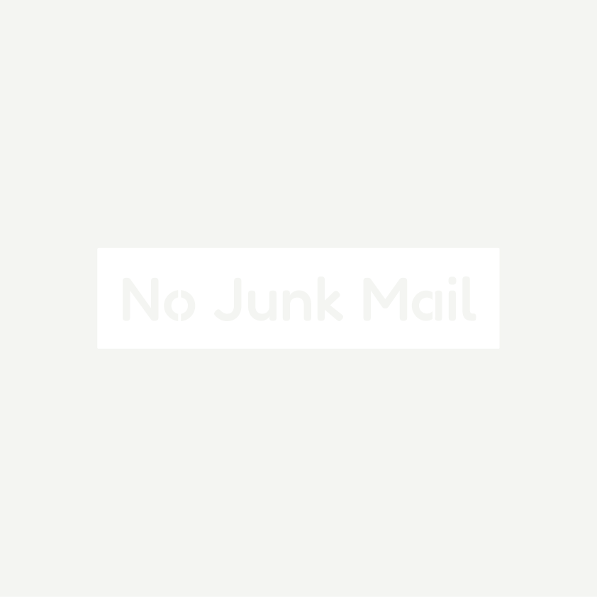 No Junk Mail Sign