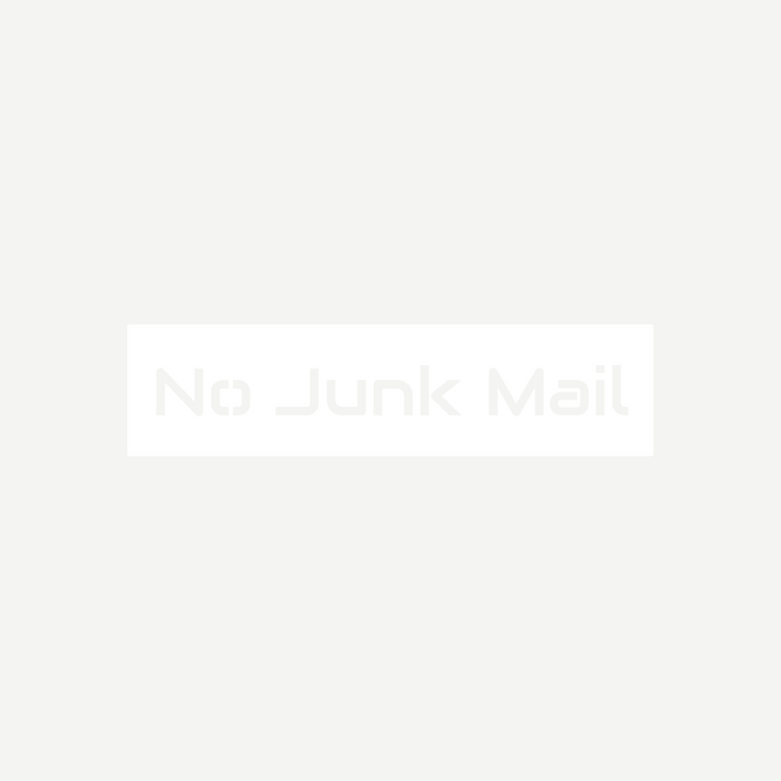 No Junk Mail Sign