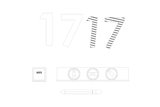 Installation instructions: Letterbox numbers – Peninsula House Numbers