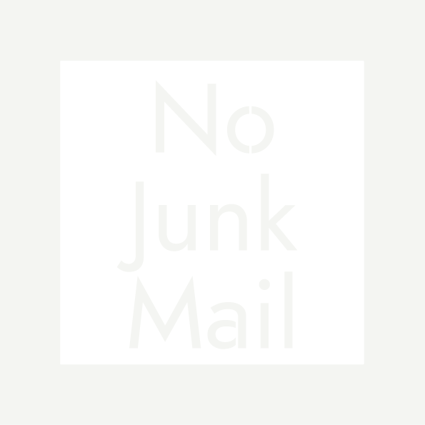 No Junk Mail Sign