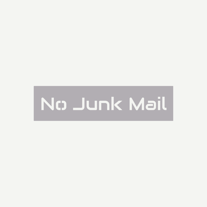 No Junk Mail Sign