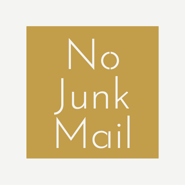 No Junk Mail Sign