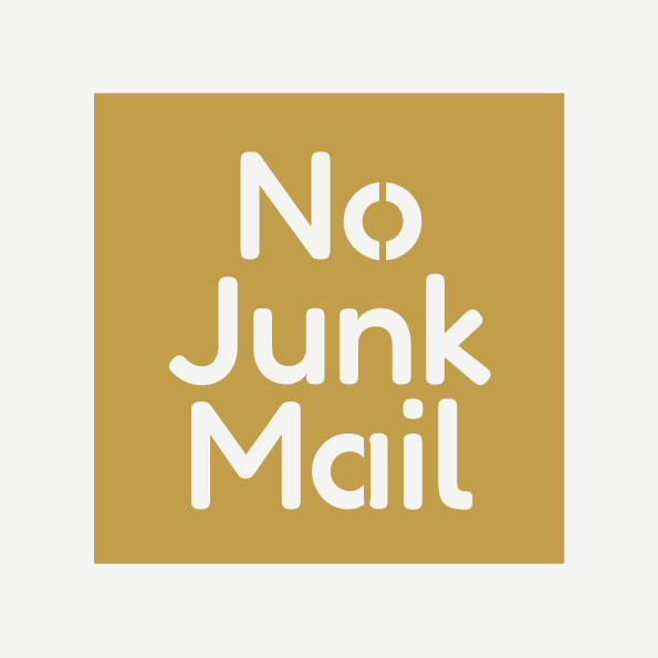 No Junk Mail Sign