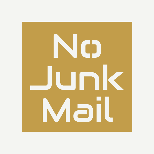 No Junk Mail Sign