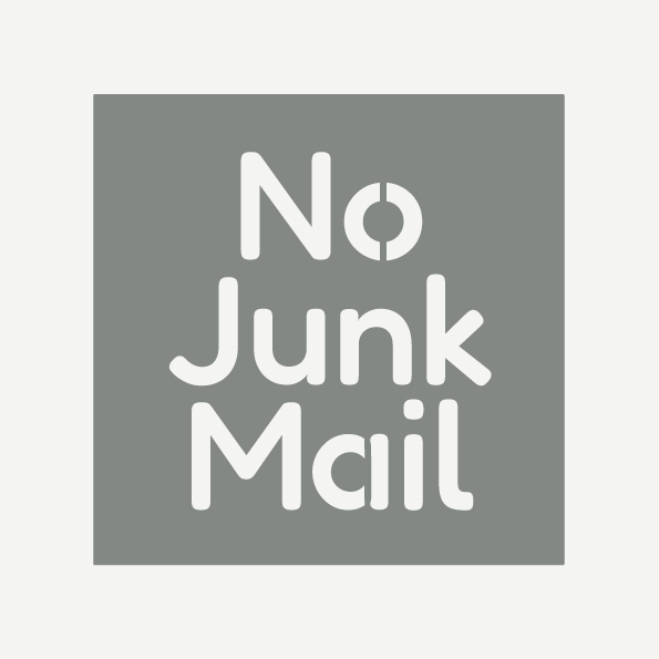 No Junk Mail Sign