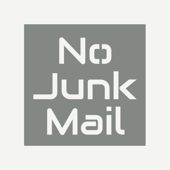 No Junk Mail Sign