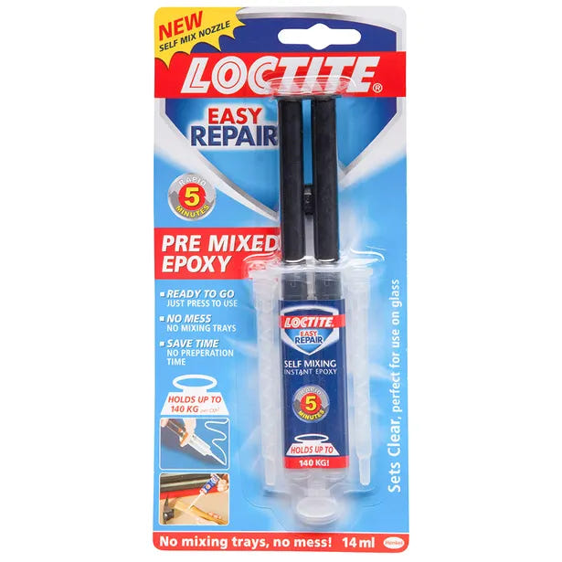 Loctite two part epoxy adhesive for installing house numbers