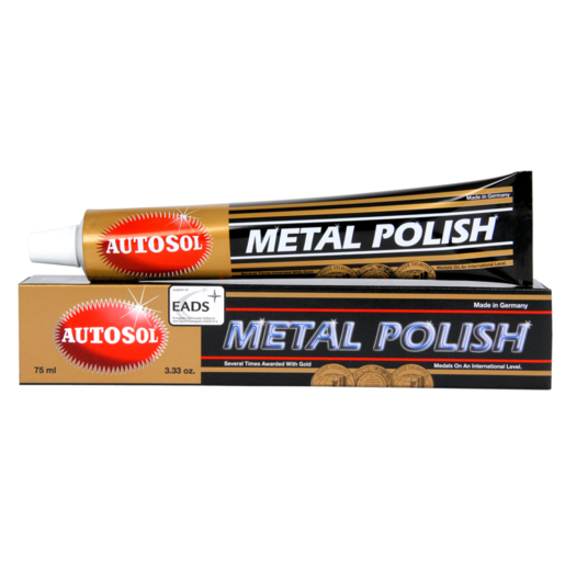 Autosol 75ml metal polish for brass and stainless steel house numbers