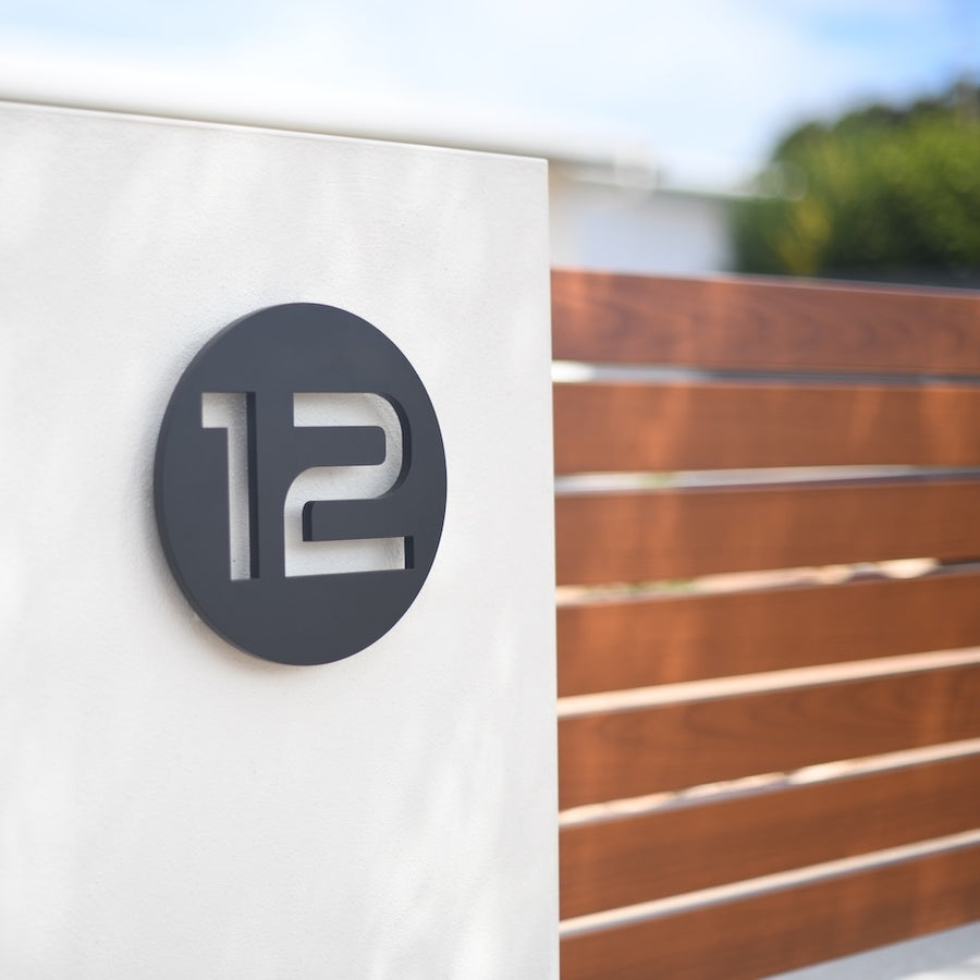 Custom House Numbers Australia Custom House Number Signs | Australian Made Aluminium – Peninsula House ...