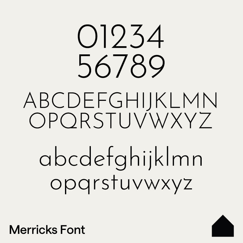 Our Fonts - Peninsula House Numbers