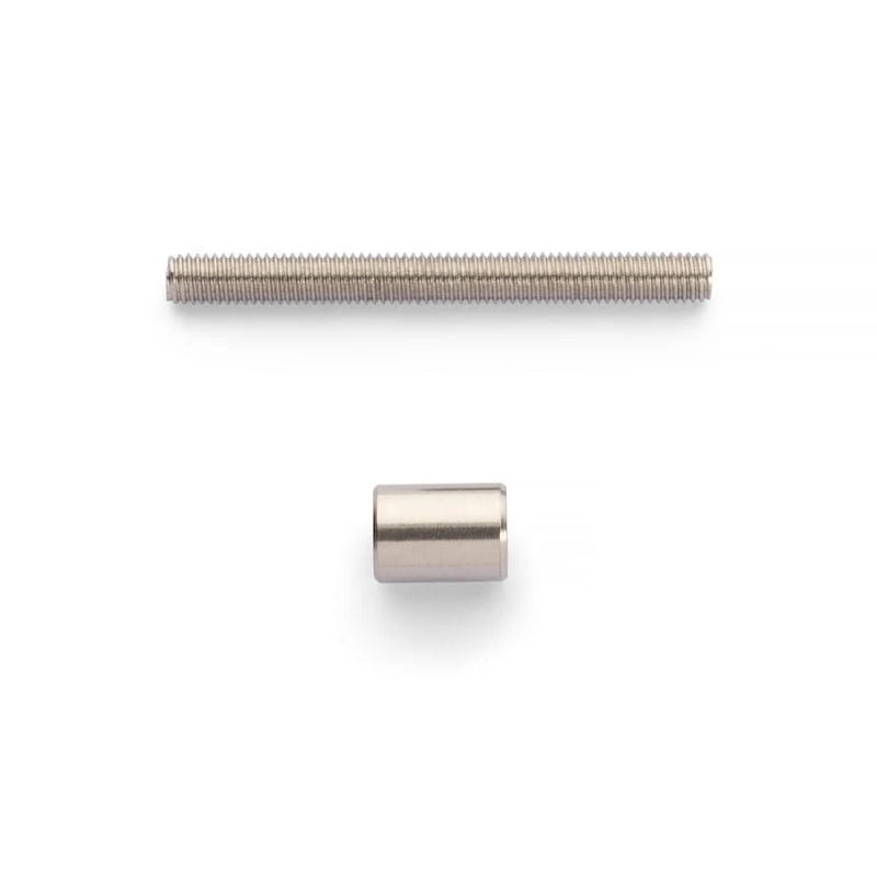 Threaded rod and spacer for floating mount